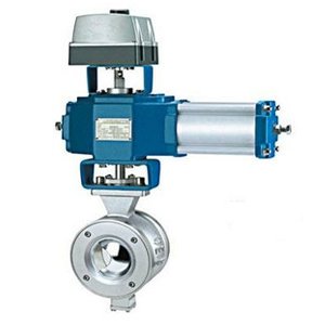 氣(qi)動V型切(qie)斷球閥(fa)