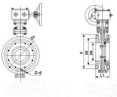 D343W不鏽鋼硬(ying)密封蝶閥(fa)
